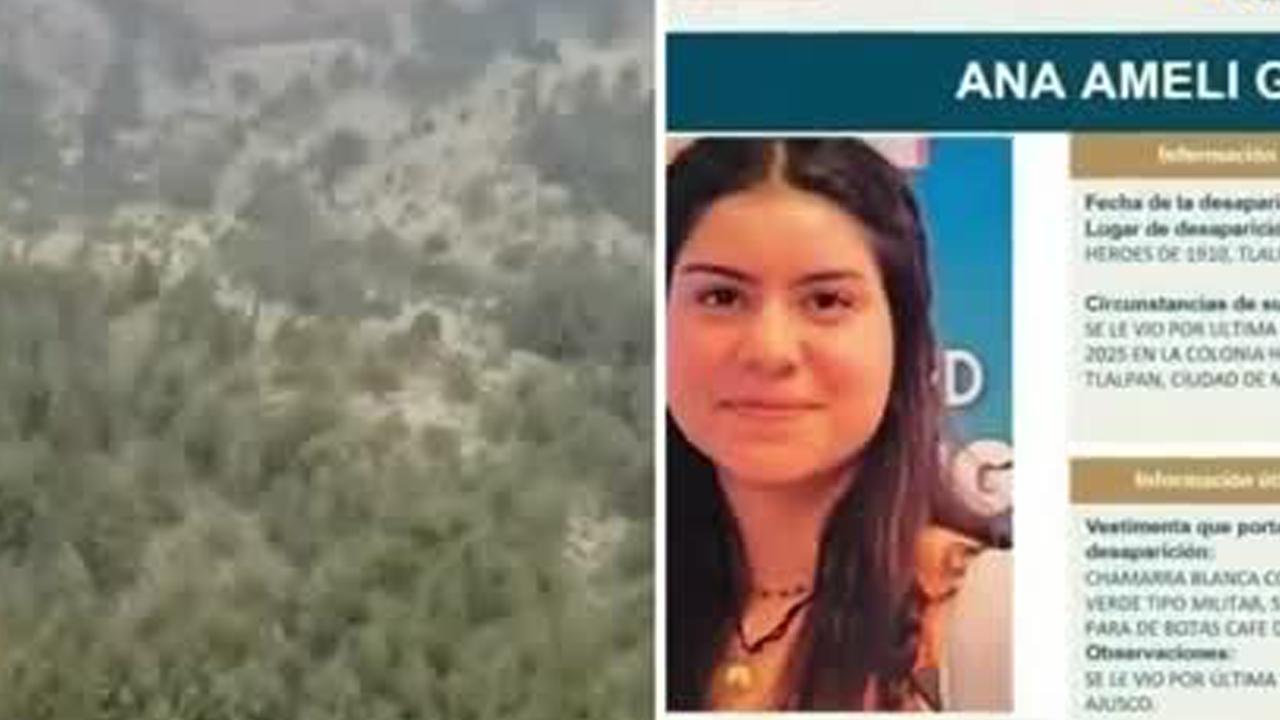 Ana Amelí García fue vista por última vez el pasado 12 de julio tras unirse a un grupo de amigos para subir a la zona del Pico del Águila.