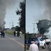 Un grupo de hombres armados incendió un camión del transporte público la mañana del martes sobre la carretera Salamanca–Cárdenas, generando temor a pasajeros. Un grupo de hombres armados incendió un camión del transporte público la mañana del martes sobre la carretera Salamanca–Cárdenas, generando temor a pasajeros.