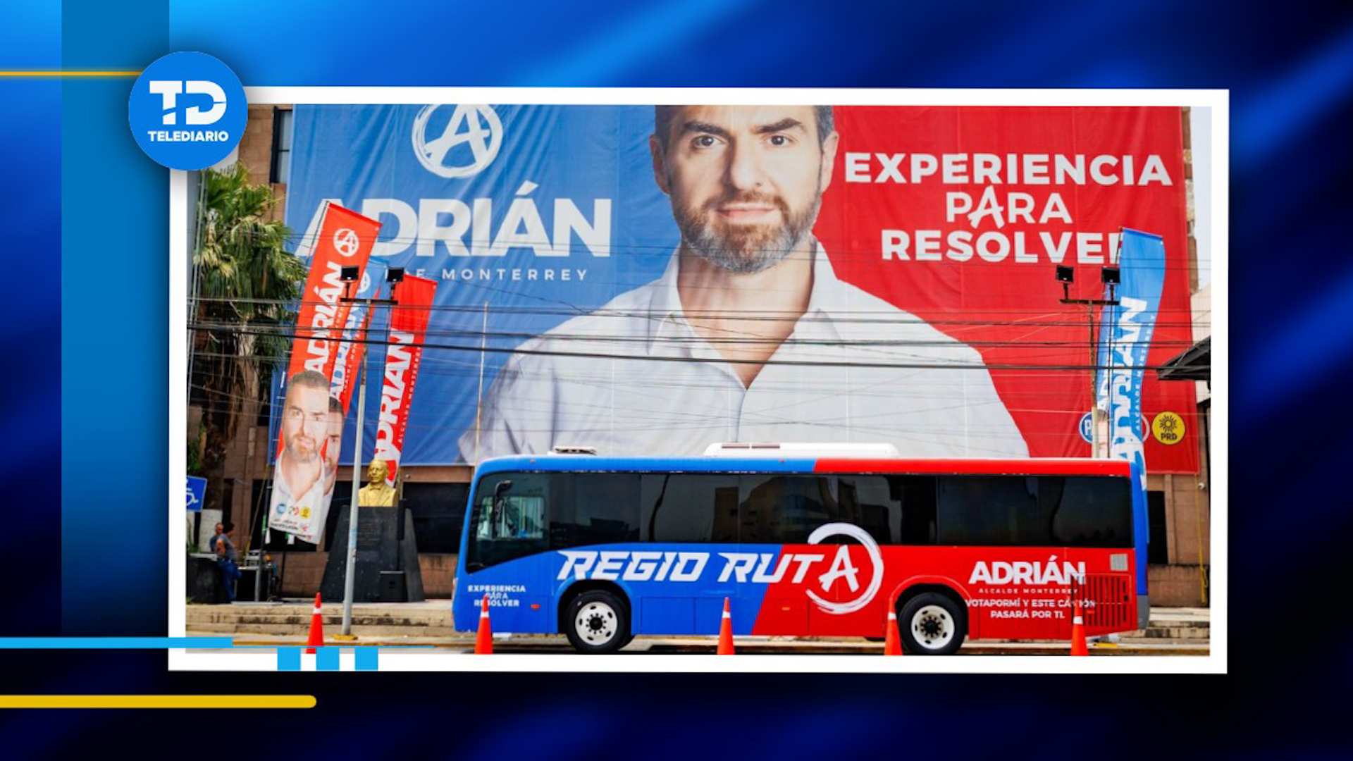 Adrián de la Garza Santos, alcalde de Monterrey, habla para TELEDIARIO sobre el proyecto de la Regio Ruta.