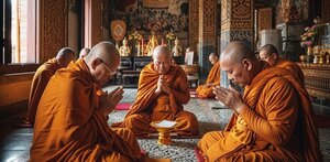 Mujer monjes Tailandia Mujer monjes Tailandia