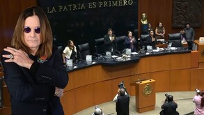 Gerardo Fernández Noroña, a nombre de Sergio Gutiérrez Luna, pidió a senadores y diputados rendir un minuto de aplausos a Ozzy Osbourne.