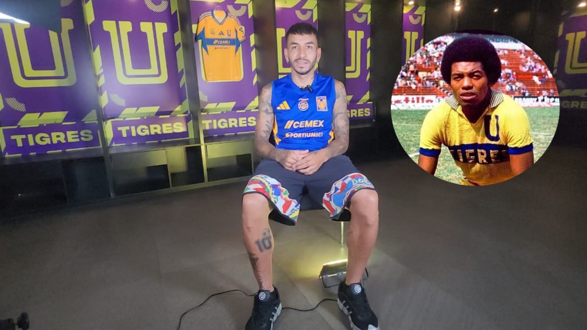 Ángel Correa sobre la decisión de usar el número 7 que un día utilizó Ángel Correa.