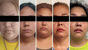 Dos cateos se realizaron de manera simultanea en colonias de Monterrey, dejando un saldo de cinco mujeres detenidas con armas y drogas.