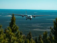 Choque Rusia avión