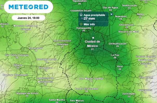 Entre la tarde y la noche del jueves continuarán los chubascos con lluvias puntuales fuertes que podrían generar nuevas inundaciones en la capital.