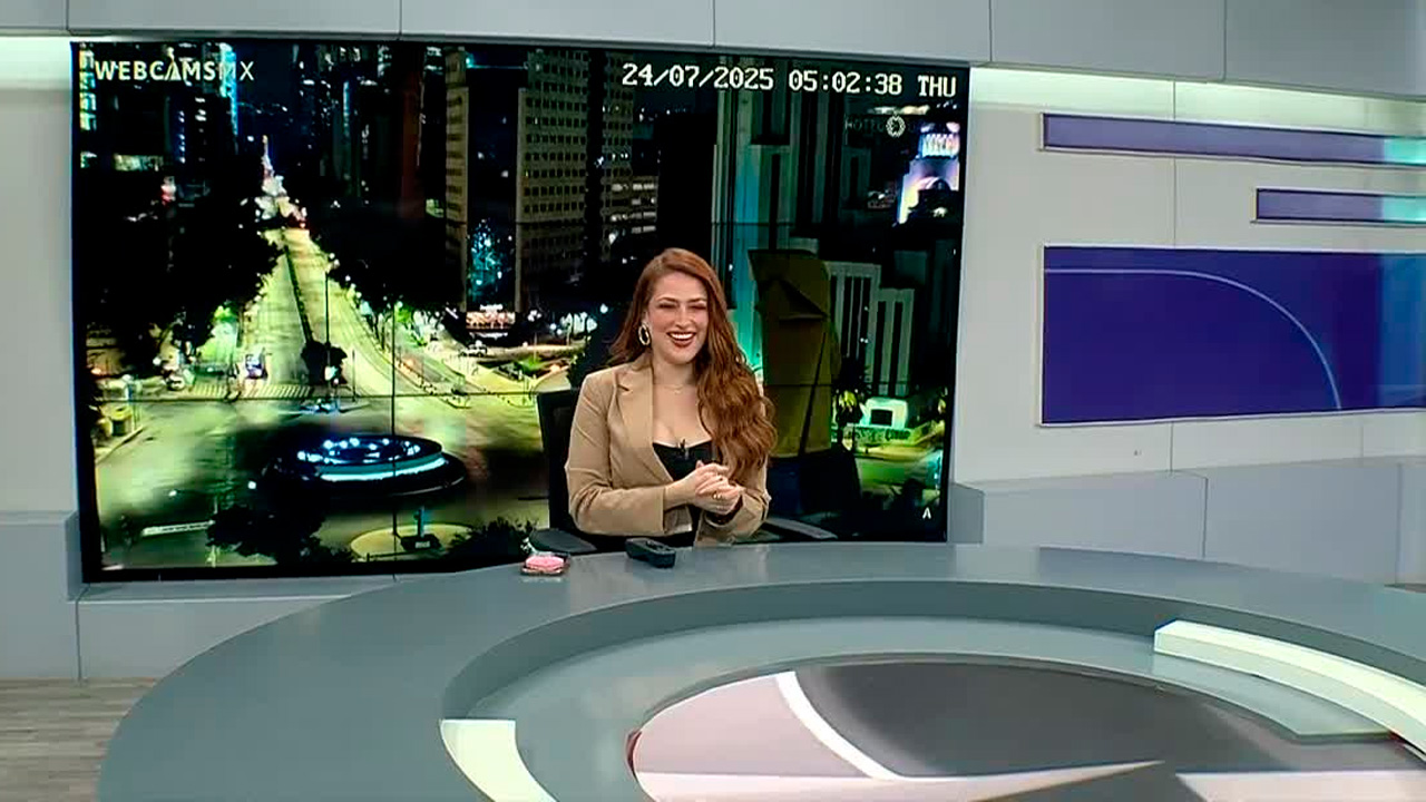 Telediario noticias, programa conducido por Norma García, jueves 24 de julio de 2025.