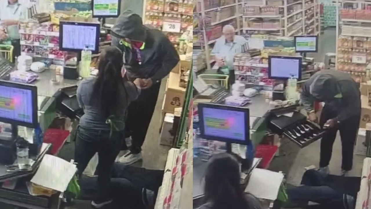 Cámaras de vigilancia captaron el crimen en una tienda de autoservicio en el municipio de Guadalupe, los hechos se registraron en la colonia Camino Real.