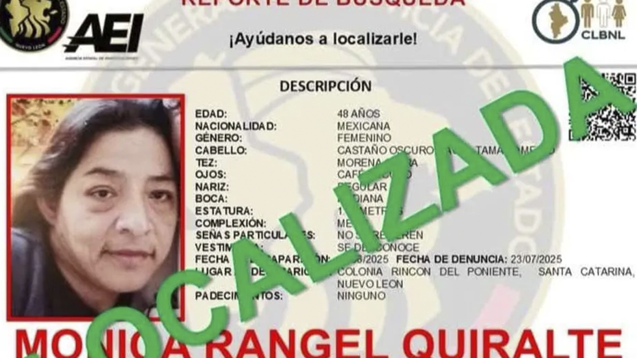 Agentes ministeriales encontraron a Mónica Rangel Quiralte al ejecutar una orden de cateo en una casa de la colonia Progreso.