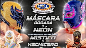 Máscara Dorada y Neón buscarán conseguir el histórico trofeo en el ring de la Arena México dentro del CMLL