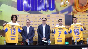 Los nuevos felinos ya llegaron a San Nicolás y fueron presentados por Mauricio Culebro en conferencia de prensa.