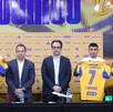 Los nuevos felinos ya llegaron a San Nicolás y fueron presentados por Mauricio Culebro en conferencia de prensa.
