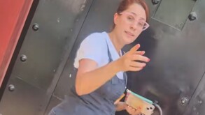 La mujer fue expuesta por guardar la despensa que pidió y no pagar