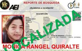 Una mujer que había sido reportada como desaparecida en Santa Catarina, Nuevo León fue localizada tras un cateo de ministeriales en Monterrey.