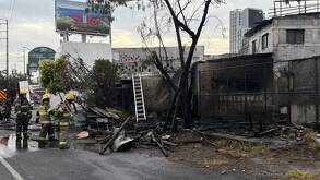 El incendio se dio en la avenida Morones Prieto