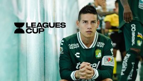 James Rodríguez  sentado y pensando en ganar la Leagues Cup.