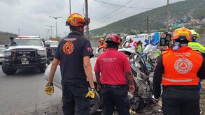La pareja murió al instante debido a la velocidad entre la unidad de carga y el vehículo