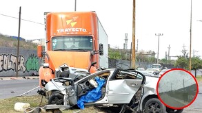Se reportó que la pareja murió al instante del impacto