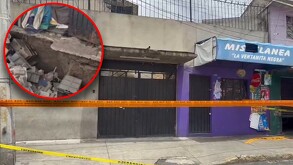 Comerciantes de la colonia San Felipe de Jesús perdieron parte de su mercancía luego de que se generara un socavón dentro de una vivienda. Comerciantes de la colonia San Felipe de Jesús perdieron parte de su mercancía luego de que se generara un socavón dentro de una vivienda.