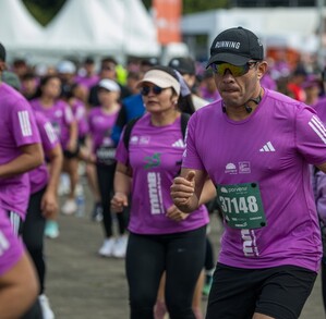 Pedro Enrique Rodríguez Suárez corría en la modalidad de 10 kilómetros cuando sufrió un percance de salud que no lo dejó terminar la carrera.