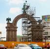 La Mona vuelve al Arco de la Independencia tras restauración en Monterrey La Mona vuelve al Arco de la Independencia tras restauración en Monterrey