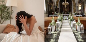 Regia es plantada semanas antes de su boda y decide seguir con la fiesta