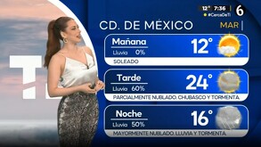 Clima en CdMx martes 29 de julio del 2025.