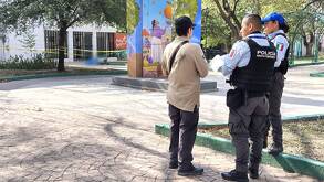 Hombre muerto en Plaza de los Enamorados en Monterrey