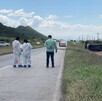 Elementos de la Guardia Nacional arribaron al lugar para abanderar el área cerrando la vía en su totalidad en dirección de Saltillo a Torreón por más de una hor Elementos de la Guardia Nacional arribaron al lugar para abanderar el área cerrando la vía en su totalidad en dirección de Saltillo a Torreón por más de una hor