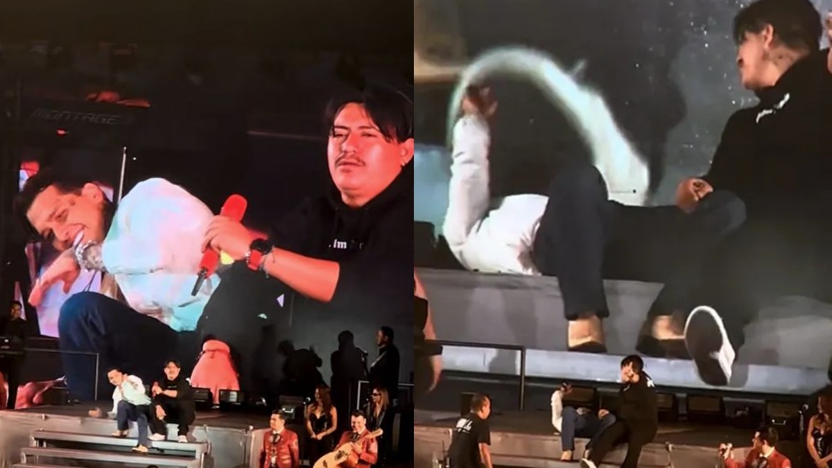 Acusan los fans a Nodal de cantar en presunto estado de ebriedad Acusan los fans a Nodal de cantar en presunto estado de ebriedad