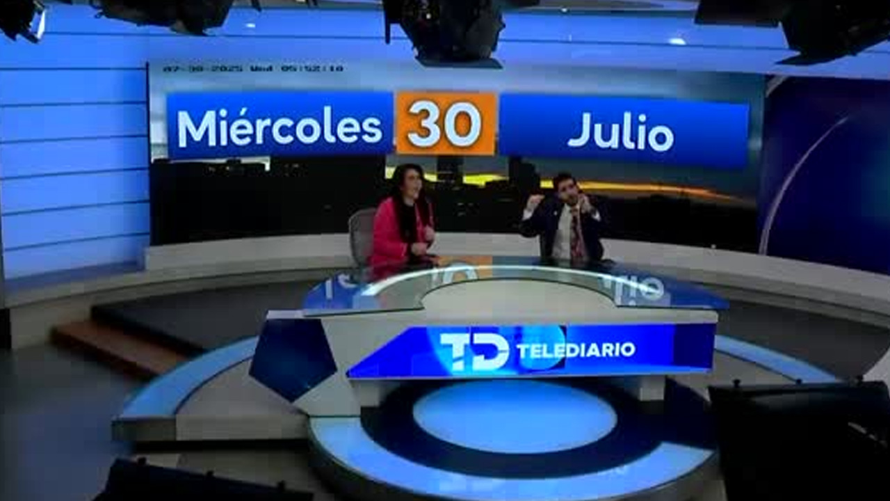 Telediario noticias, programa conducido por Liliana Sosa y David Medrano, miércoles 30 de julio de 2025.