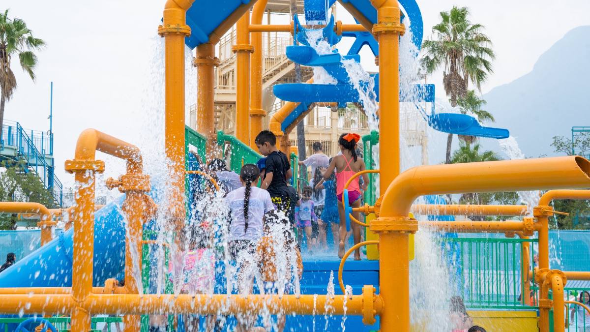 Albercas del Parque Fundidora en Monterrey