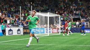 Seattle Sounders en la goleada 7-0 a Cruz Azul.
