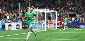 Seattle Sounders en la goleada 7-0 a Cruz Azul.