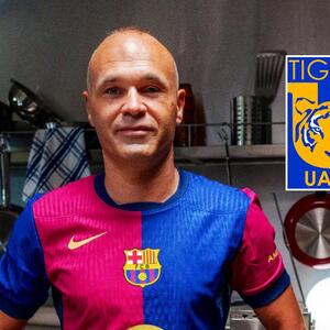 Andrés Iniesta jugara con las Leyendas de Barcelona ante Tigres.