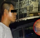 El hombre fue detenido unos metros adelante del lugar de los hechos