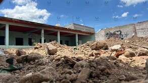 En la fosa clandestina localizada en la comunidad La Calera en el municipio de Irapuato suman ya al menos 60 cuerpos exhumados.