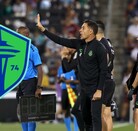Francisco Rodríguez entrenador de Santos en el partido ante Colorado Rapids