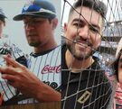 El aficionado menor de edad recreó una fotografía junto a Agustín Murillo 16 años después de la primera que tuvo con el beisbolista.