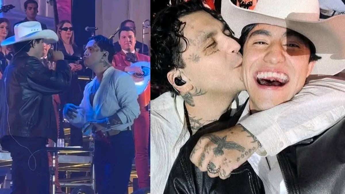 Ángel Mata, joven creador de contenido en TikTok, fue invitado al escenario por Christian Nodal durante un concierto. Cantó con su ídolo y recibió un beso en la