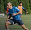 German Berterame en entrenamiento con Rayados.