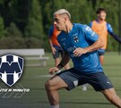 German Berterame en entrenamiento con Rayados.