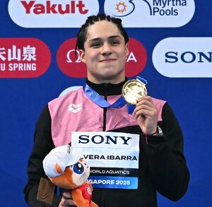 El clavadista mexicano de 21 años se quedó con el primer lugar en la competencia de salto de 3 metros en trampolín durante el Mundial 2025 en Singapur.
