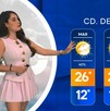 Pronóstico del Clima CdMx para el lunes 4 de agosto del 2025.