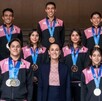 Claudia Sheinbaum recibe a delegación mexicana de clavadistas, tras Campeonato Mundial de Deportes Acuáticos 2025. Claudia Sheinbaum recibe a delegación mexicana de clavadistas, tras Campeonato Mundial de Deportes Acuáticos 2025.