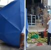 Una mujer agredió a un comerciante y su puesto de elotes, gracias a esta conducta el mundo de las redes sociales la ha llamado Lady Elotes. Una mujer agredió a un comerciante y su puesto de elotes, gracias a esta conducta el mundo de las redes sociales la ha llamado Lady Elotes.