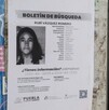 boletin de búsqueda de una persona desaparecida