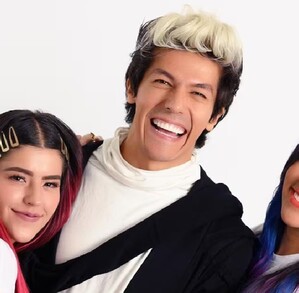 Rafa, Karen y Lesslie, conocidos como Los Polinesios, iniciaron su carrera digital con videos caseros.