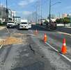 Cierre en avenida Lázaro Cárdenas en San Pedro Cierre en avenida Lázaro Cárdenas en San Pedro