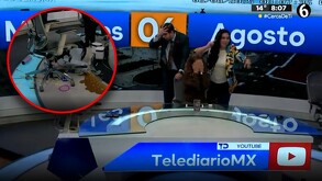 Los conductores de Telediario Matutino bailan todas las mañanas.