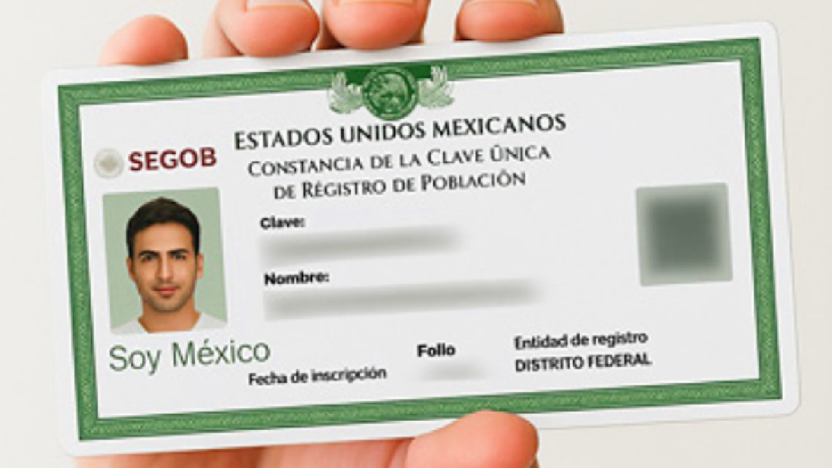 La CURP biométrica servirá como un documento oficial de identificación nacional con elementos de seguridad avanzados